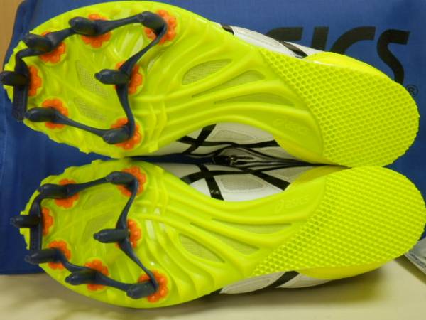 asicsアシックス 陸上スパイク HEATFLAT FR7 TTP526　 ホワイト×ブラック 　0190/26.0㎝