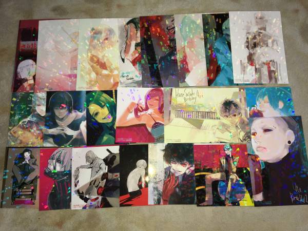 東京喰種 Twitter画展 石田スイ ホログラムイラストカード非売品 東京