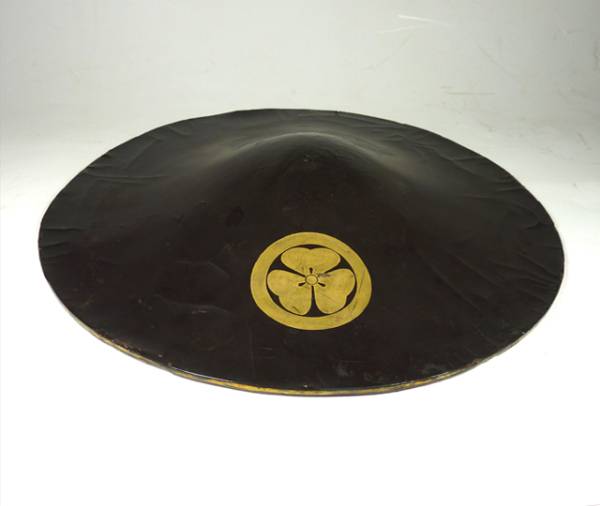 【陶酔】　★武具★　江戸時代の葵紋入り陣笠