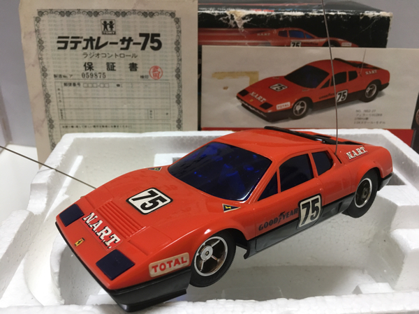 当時 デッドストック トミー ラデオレーサー 75 フェラーリ 512BB 美品