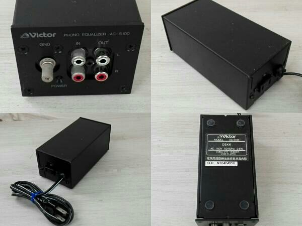 Victor PHONO EQUALIZER AC-S100 本体 ビクター Victor AC-S100 フォノイコライザー ,・本は店頭と併売になっ