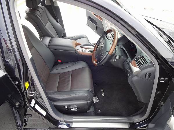 H25y上級グレードLS600ハイブリッドバージョンＬ／純正ＨＤＤ／リアエンターテイメント／記録簿多数／法人ワンオーナー／禁煙車／検30年5_3