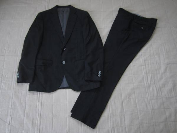 スーツカンパニー メンズ スーツ 黒 180cm 6Drop ウエスト84cm