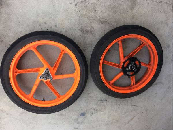 NS-1 - Yahoo!オークション 前後セット NS50F ホイール」(オートバイ