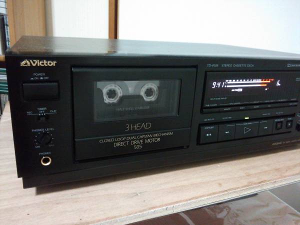◆Victor ビクター カセットデッキ ◆TD-V505 ◆取説・リモコン付き