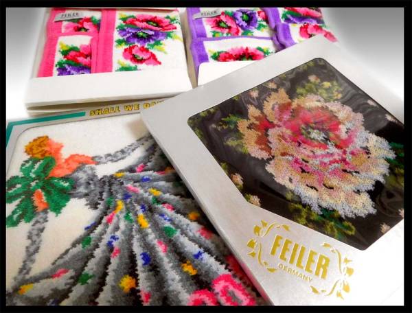 フェイラー ハンカチ まとめ売り 4枚 FEILER フェイラー/FEILER☆ハンカチ:4種まとめて(*´∀｀) 【公式通販】