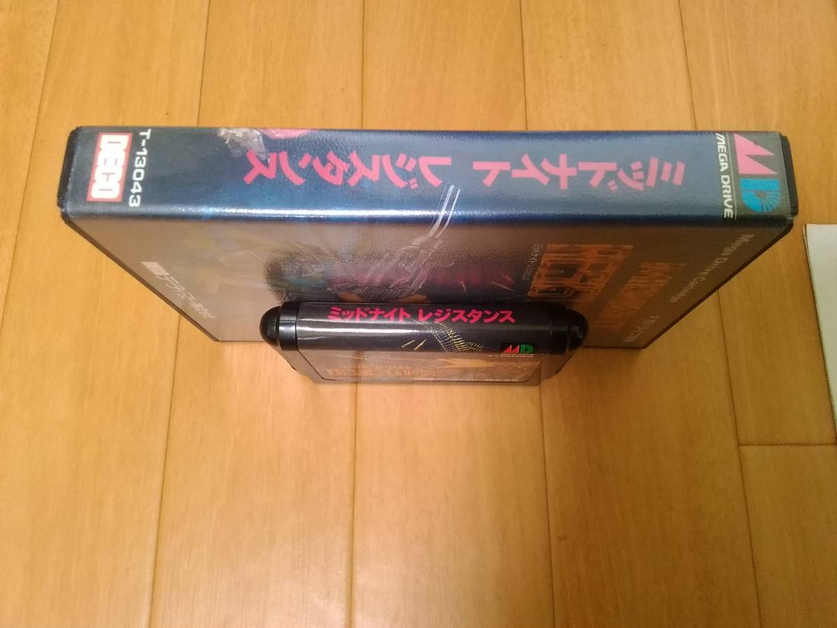 MD メガドライブ ソフト ミッドナイトレジスタンス 箱 説明書付き 