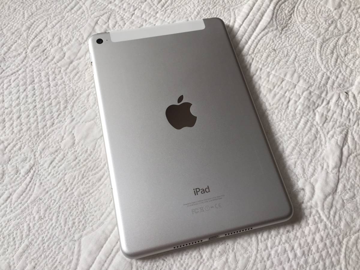★中古美品・送料無料・おまけ付★ iPad mini4 docomo 16GB シルバー 利用制限〇_3