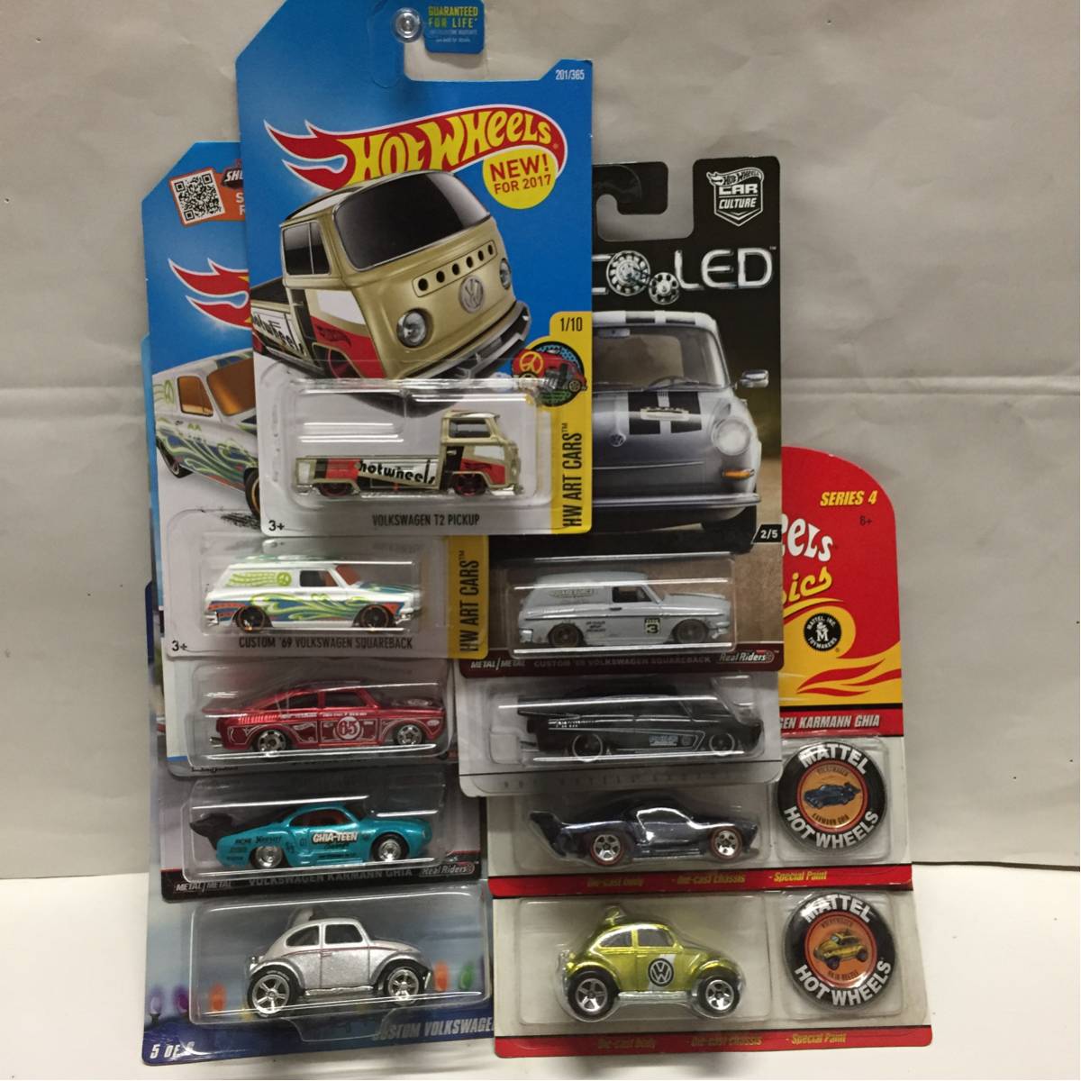 1:64 HW Mix Lot of VW 9 Cars 9台セット