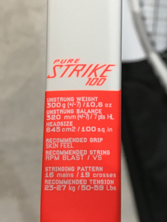 BABOLAT｜ピュアストライク 新品同様☆2017 バボラ ピュア ストライク