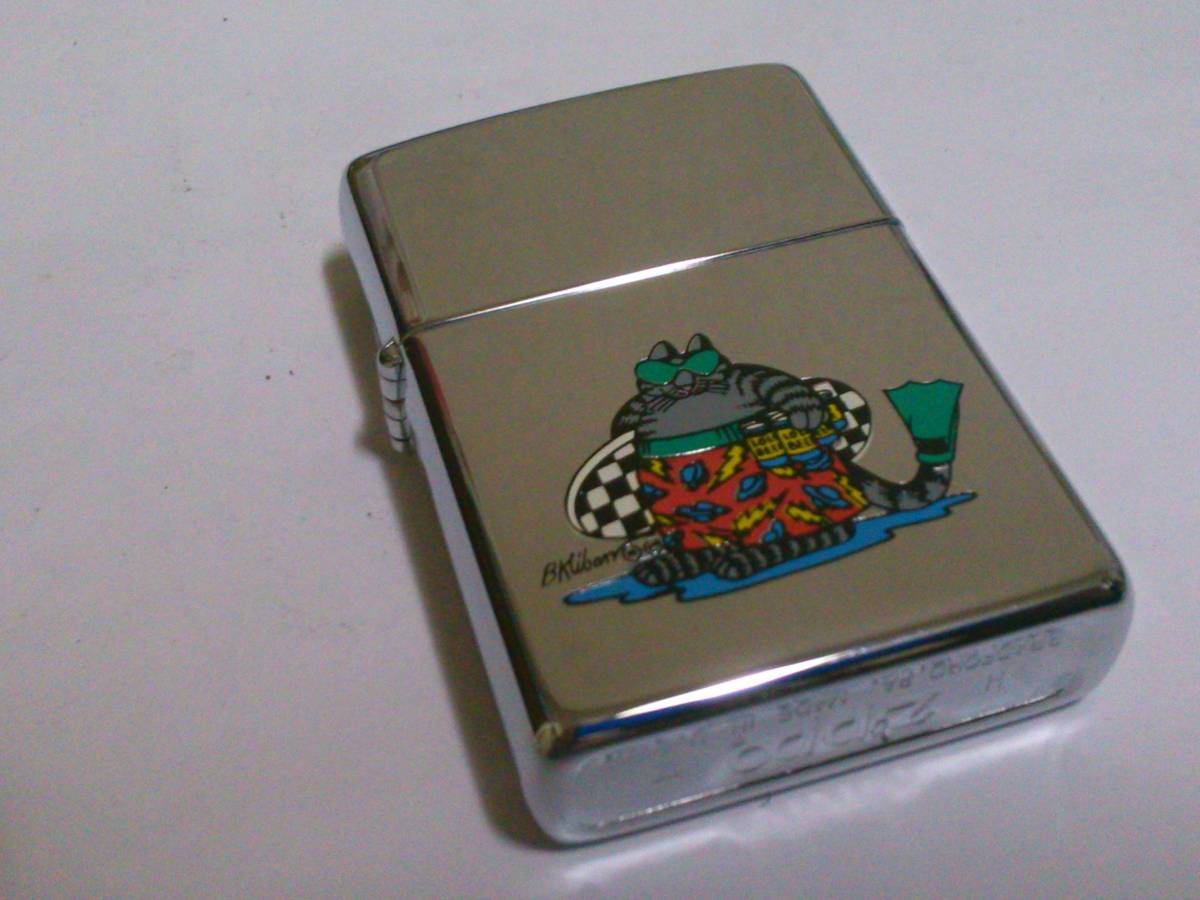 激レア貴重品！クリバンキャットの楽しい魅力的なZippo① 