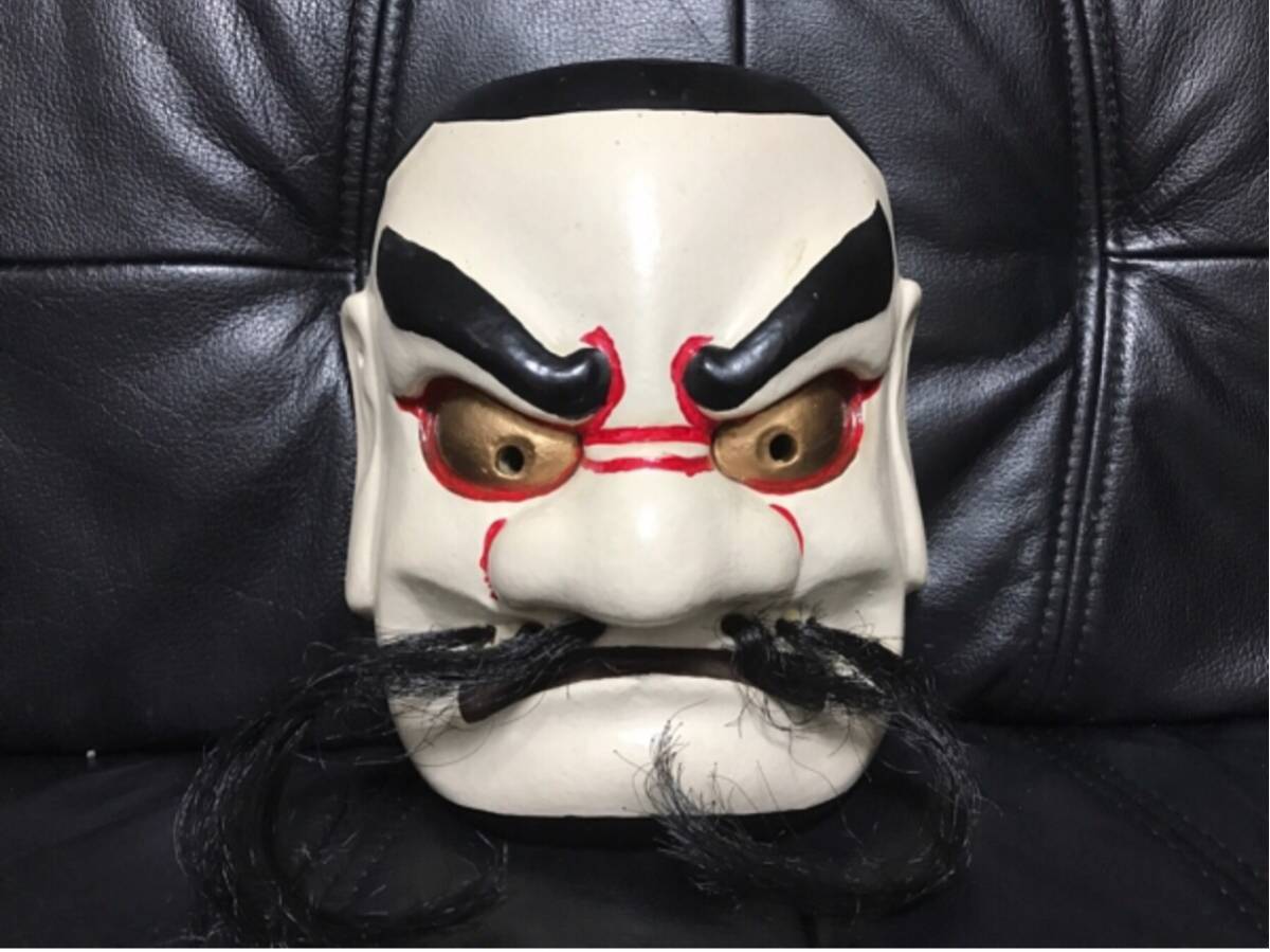 素戔嗚尊 (須佐之男命) スサノオ 神楽面 能面 人気No. 1の神様です！古事記 天照大神 郷土面