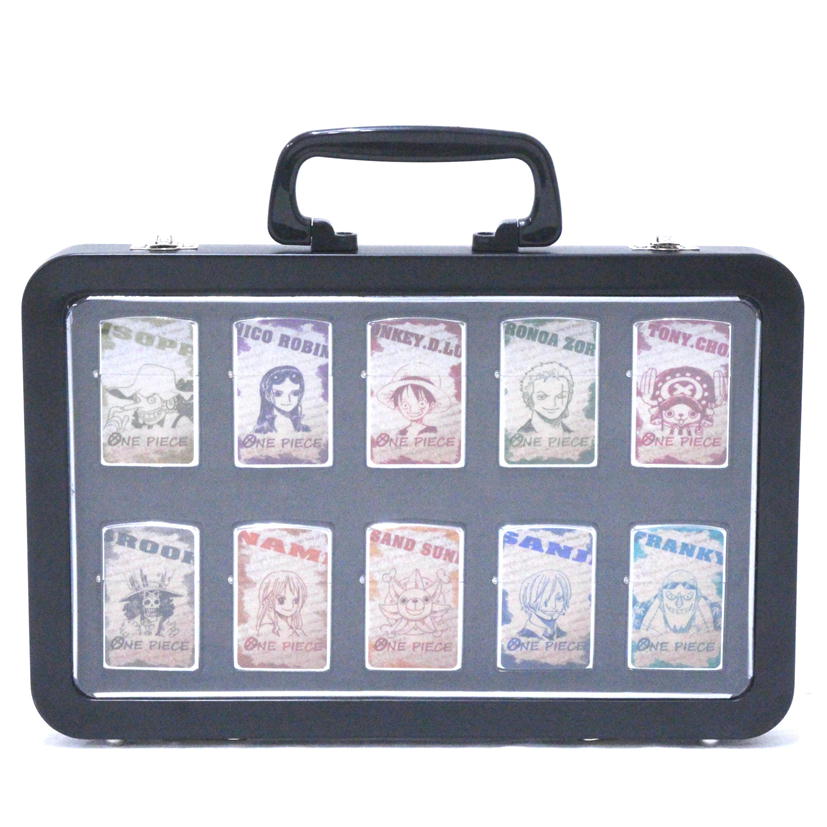 One Piece ワンピース ジッポ型 オイルライター 10個入り コレクションケース付き ホビー オイルライター 売買されたオークション情報 Yahooの商品情報をアーカイブ公開 オークファン Aucfan Com