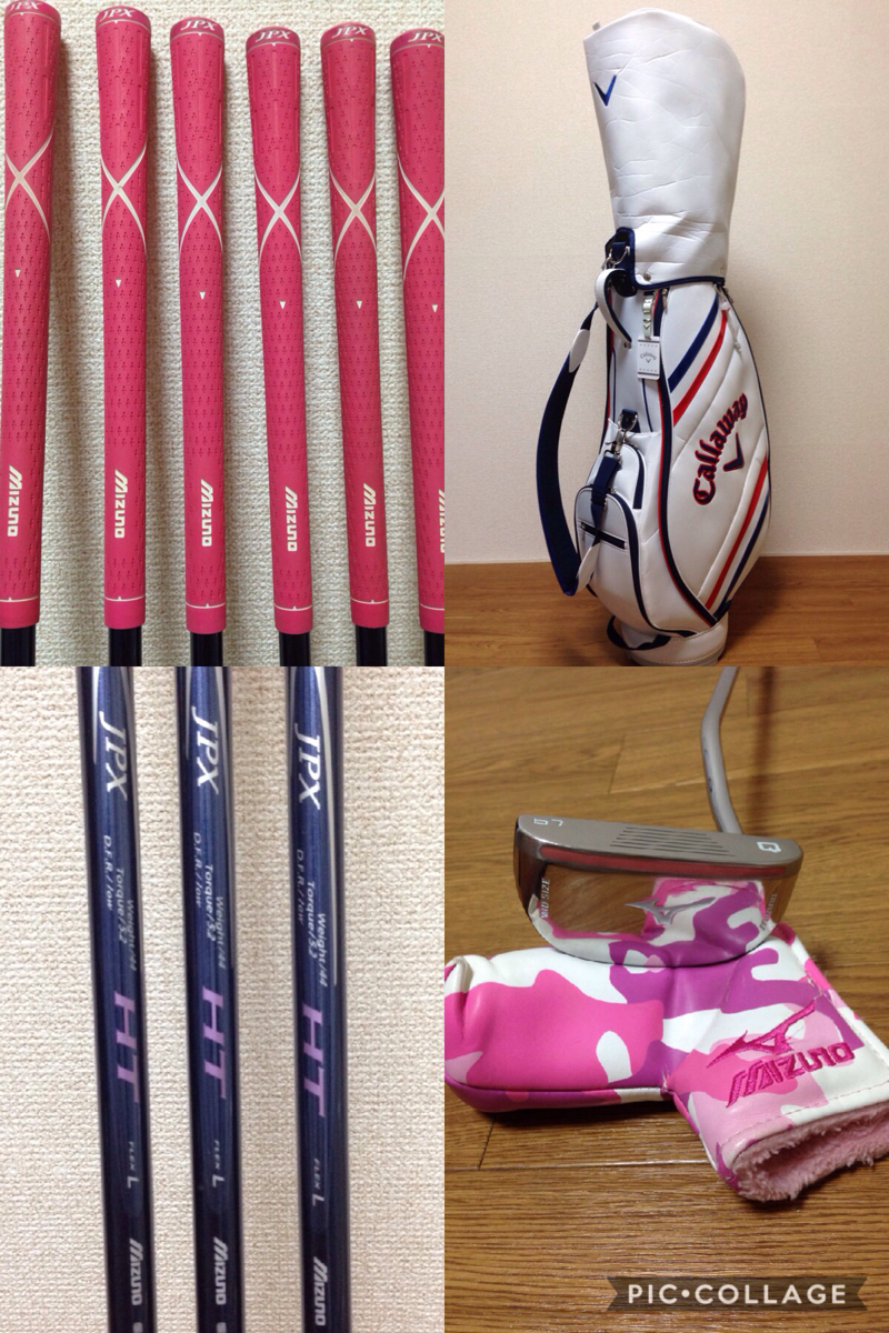 豪華 2017年モデル キャロウェイ キャディバッグ&貴重なレディース ミズノ JPXシリーズゴルフセット callaway golf MIZUNO_3