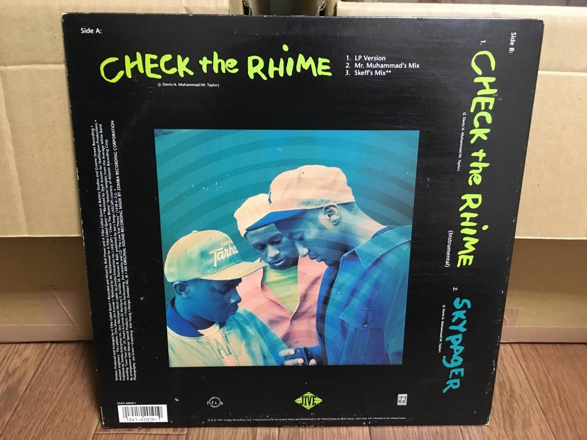 A Tribe Called Quest / Check the Rhime USオリジナル(ラップ、ヒップホップ)｜売買されたオークション