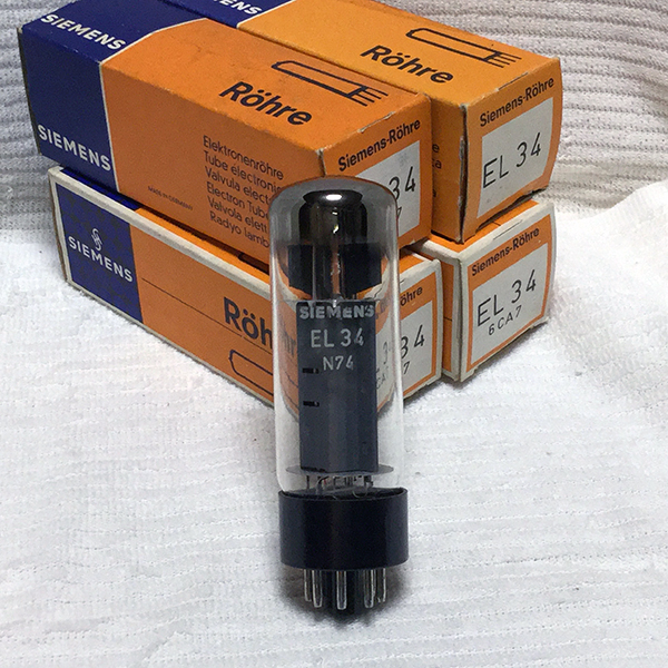 171 SIEMENS EL34 ４本 / 元箱入 シーメンス