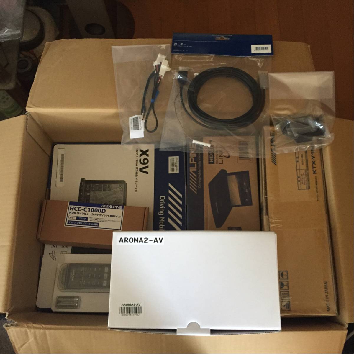 新品未使用 ALPINE X9V for ヴェルファイア&アルファード30系、35系 オマケ付き