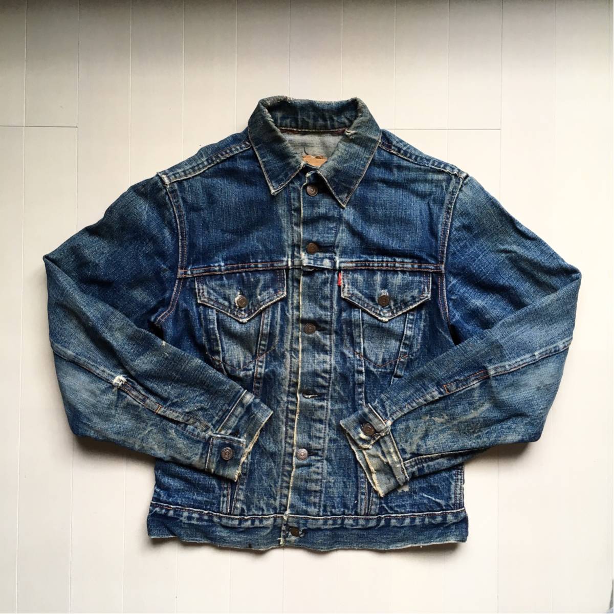 売切 ビンテージ 70505 リーバイス Gジャン Big E 36 ブランケット