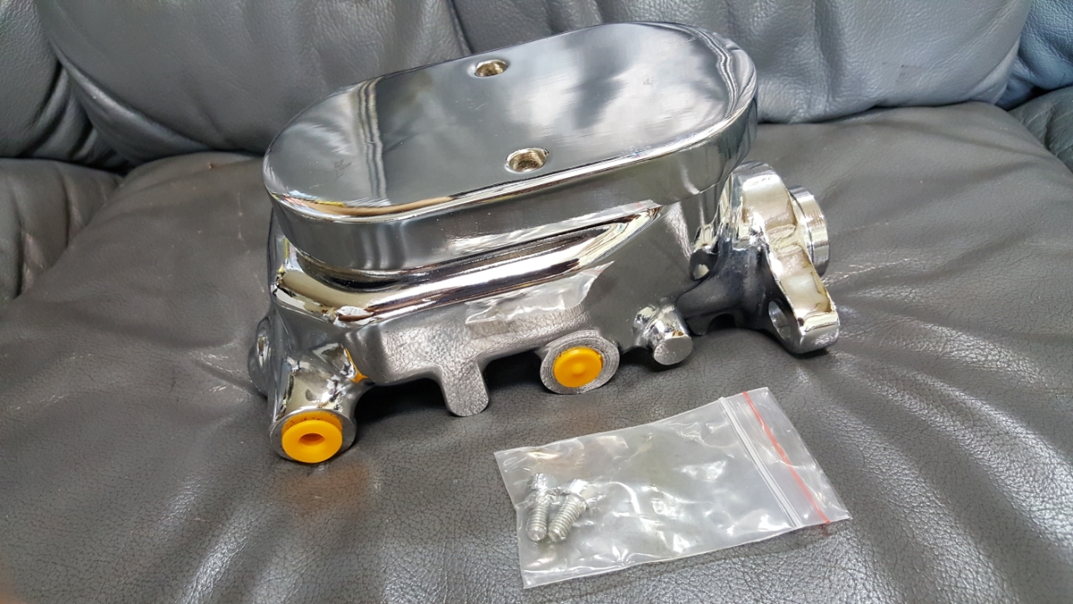 インパラ！マスターブレーキシリンダー Chrome！ローライダー！ シボレー インパラ フロント ディスク 用 ブレーキ マスターシリンダー