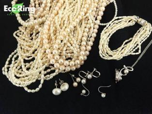 1円 パール ネックレス ブレスレット イヤリング 他 計18点セット BQ217