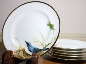 大倉陶園鳥柄お皿3枚 （百鳥画譜 大倉陶園公式オンラインショップ  