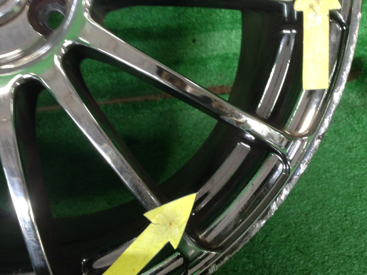 36 社外 コニサー CONNOISSEUR アルミホイール 18インチ PCD100 5穴 7.5J 4本セット ☆ クライスラーPTクルーザーより