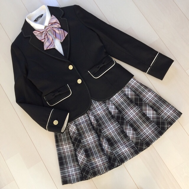 美品 spice candy スーツ4点セット 150 女の子 女児 フォーマル お受験 卒業式入学式 スパイスキャンディ ジャケット プリーツスカート制服
