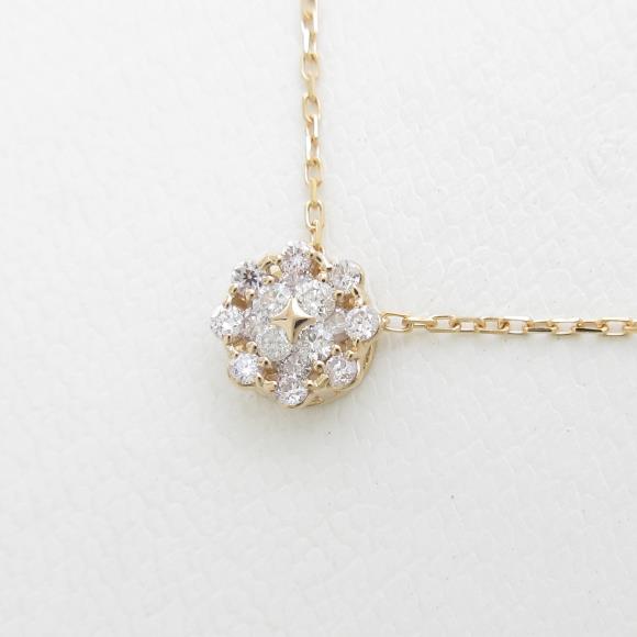 Ｋ１８ＰＧ　ダイヤモンドネックレス