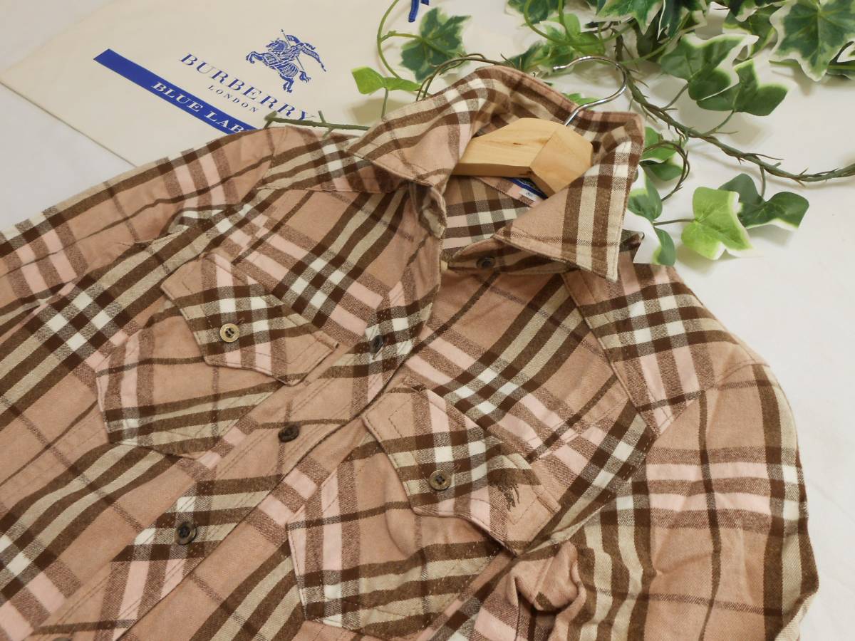 BURBERRY BLUE LABEL バーバリーブルーレーベル シャツ チュニック 