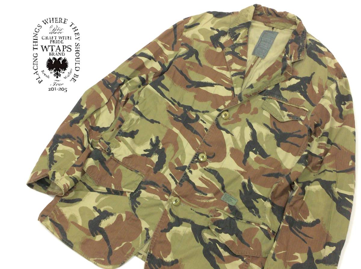 Wtaps◆ミリタリークロス迷彩柄カモフラ ジャケット◆ダブルタップス