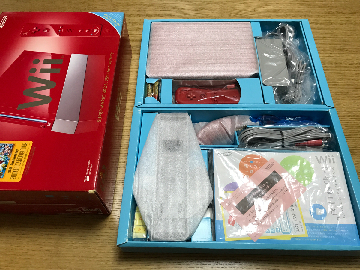レアWii本体 【美品】Wii☆マリオ25周年限定品☆希少品 25