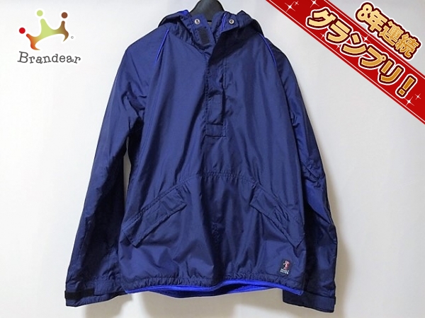 パーリーゲイツ PEARLY GATES ジャケット ブルゾン サイズ1 S ネイビー×ブルー レディース 美品
