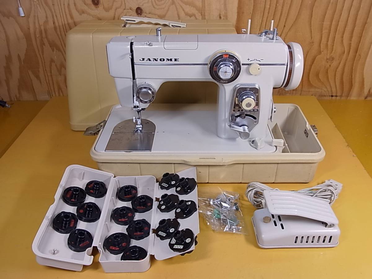 JANOME ジャノメ MODEL 0 ミシン Yahoo!オークション 昭和 フット 