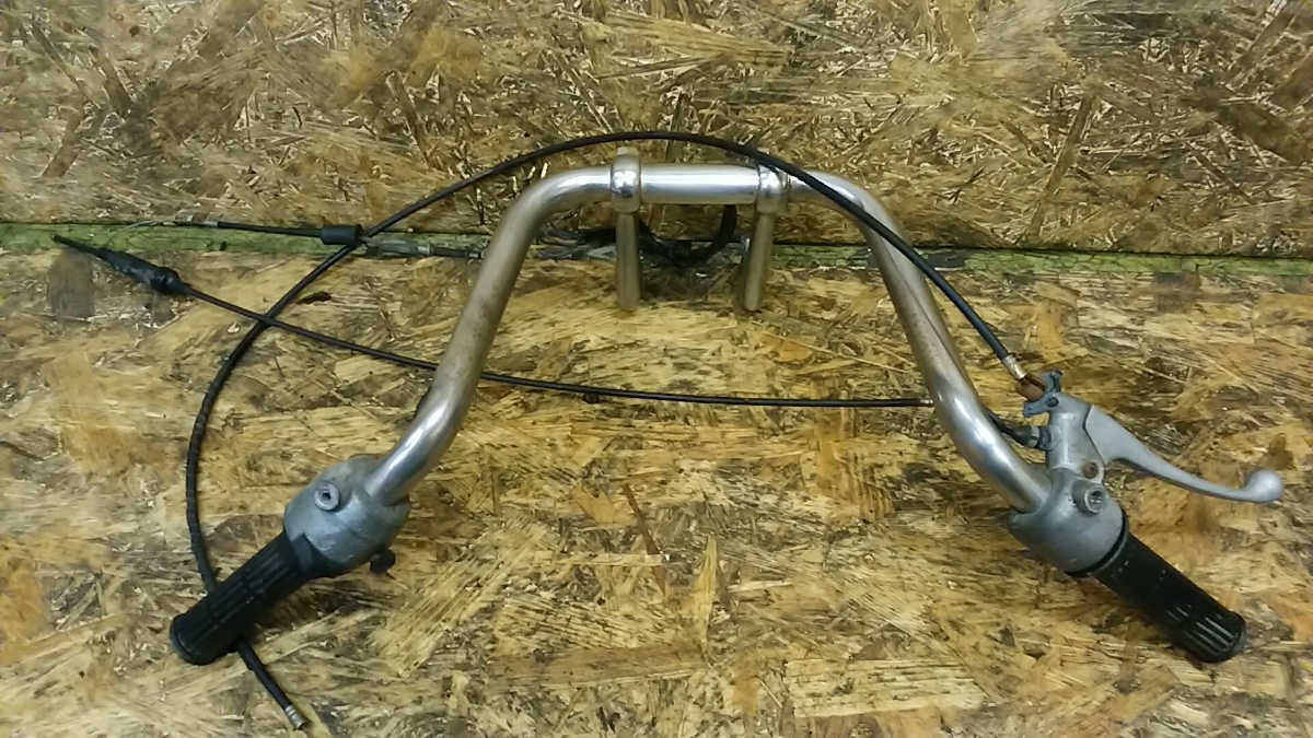 即配可 YAMAHA ZIPPY ジッピー 純正ハンドルASSY スイッチ レバー スロットル 395-009 検索#GR50#GT50#チャッピー#ミニトレ# E-71