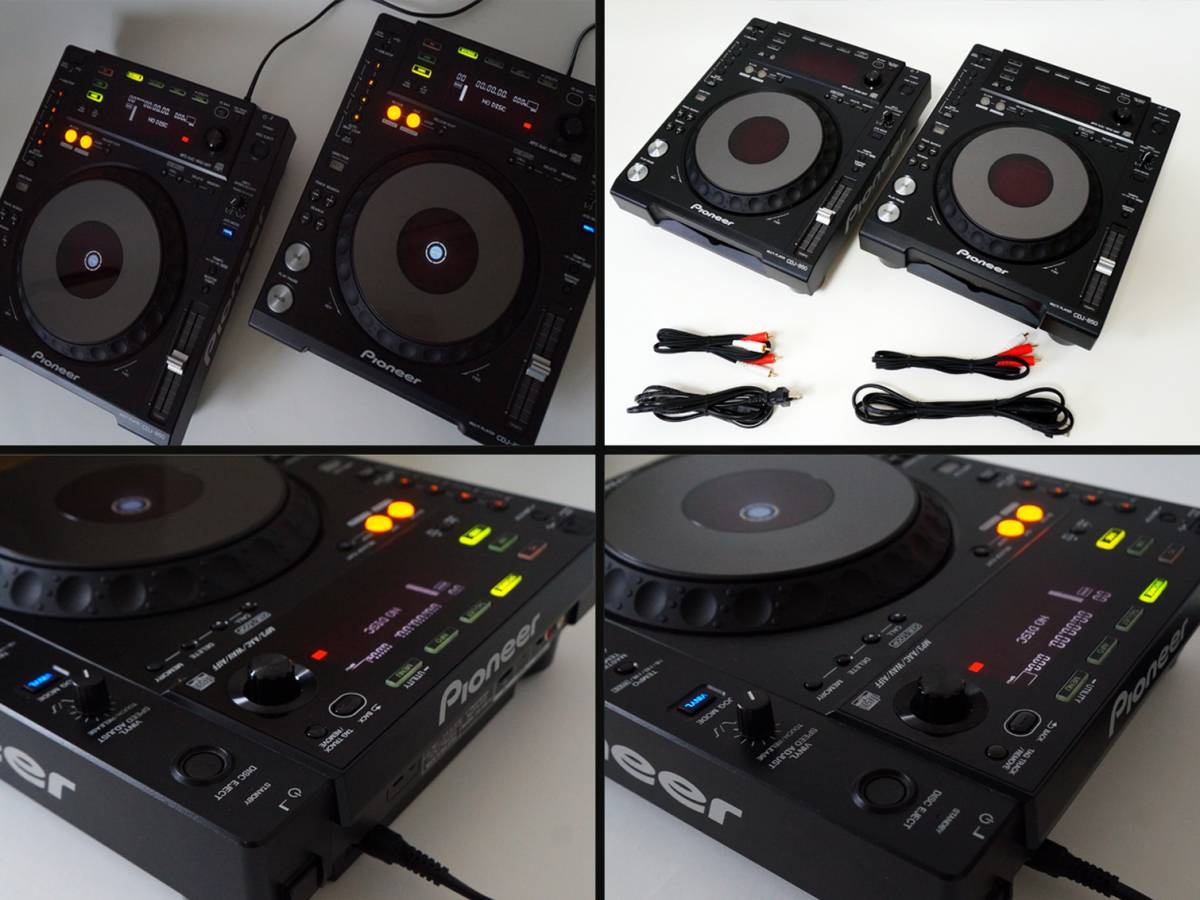 美品！！動作OK！ PIONEER（パイオニア） CDJ-850 2台セット DJ機器