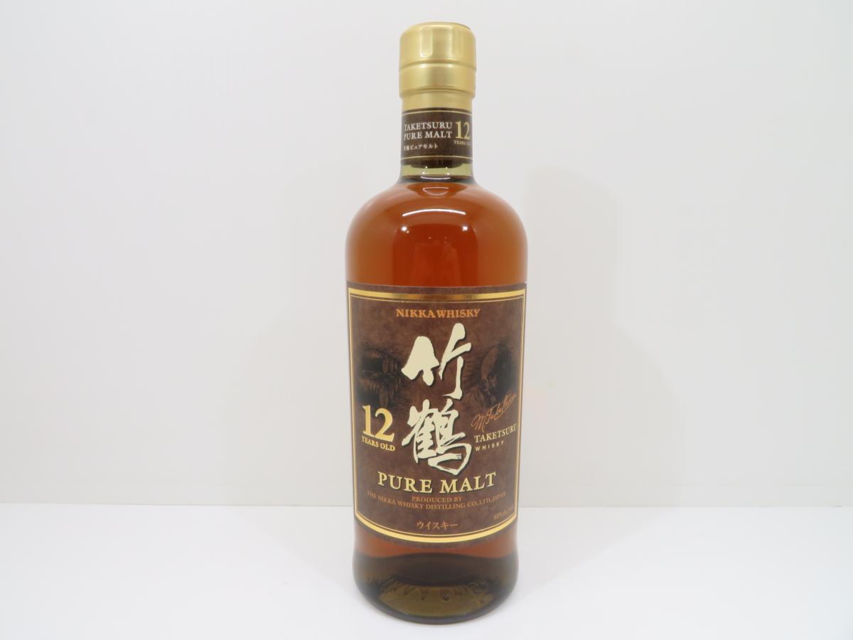 竹鶴　12年　ピュアモルト　NIKKA/ニッカ　700ml　40%　古酒　未開栓　【福岡県限定】♪　