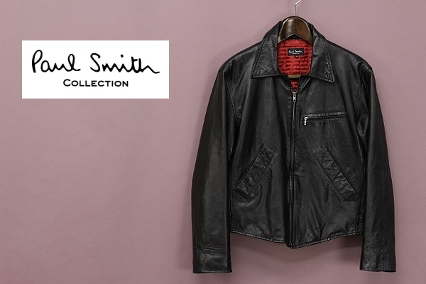 ☆Paul Smith/ポールスミスコレクション 本革 レザー 中綿 ブルゾン