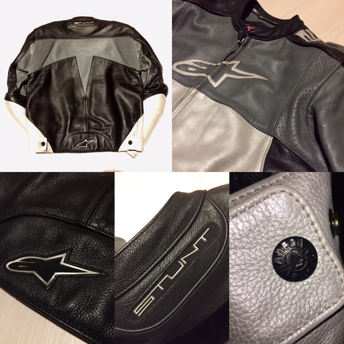 ☆Alpinestars アルパインスターズ レザージャケット ブラック/50