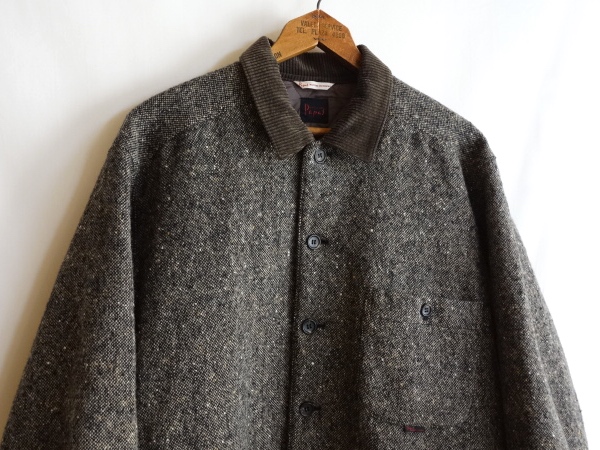 PAPAS パパス 英国製 SYDNEY H SHAW ネップツイード ジャケット M