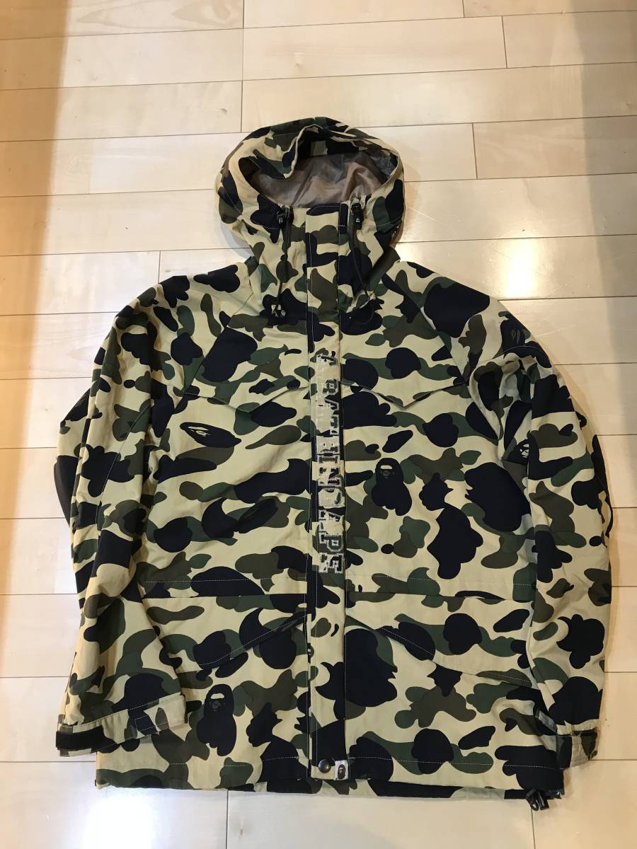APE アベイシングエイプ 最初期スノボジャケット イエロー(ジャンパー 