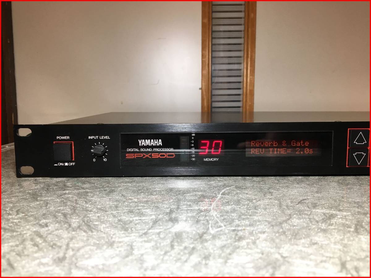 YAMAHA SPX50D マルチエフェクター 動作品!! ヤマハ □1028