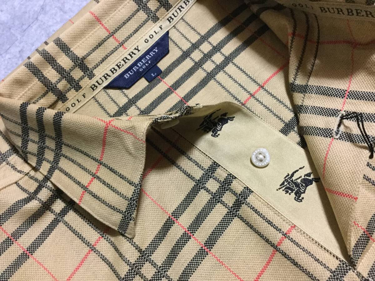 BURBERRY GOLF バーバリー ゴルフ - ポロシャツ 半袖 新品タグ付き