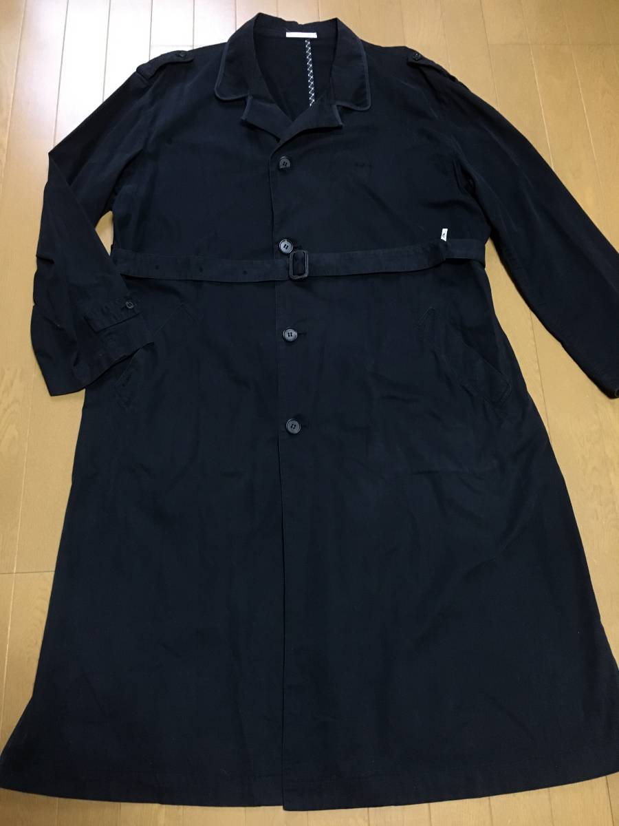 パパス【Papas】ロングコートLサイズ☆トレンチコート