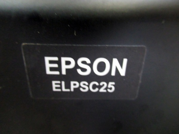 K1103◆EPSON　エプソン　携帯型ロールスクリーン（16：10）. 　ELPS25　引き取り可能　