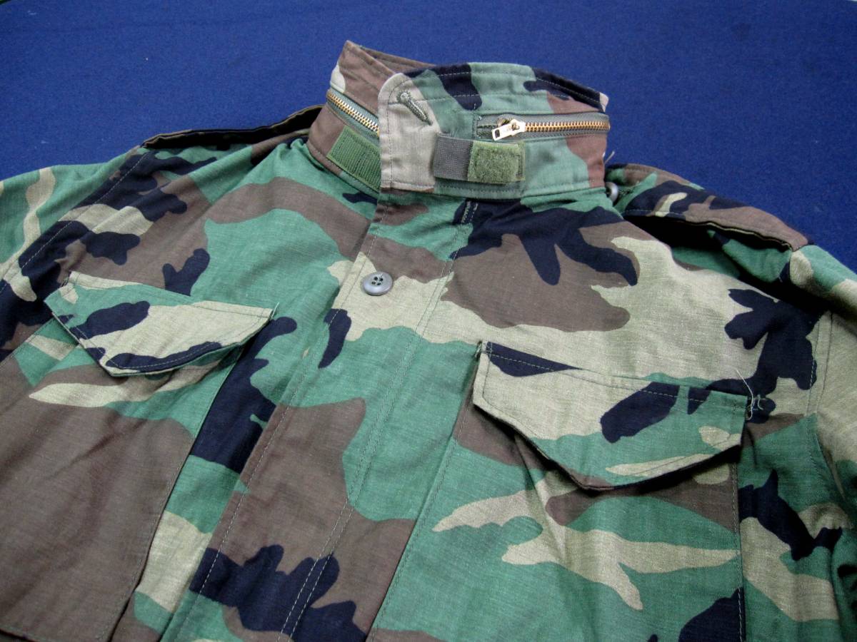 米軍実物 83年製 M-65 フィールドJKT 迷彩 sizeS-S(ライナー付) ★ 極上美品 / ビンテージ ミリタリー カモフラ N1