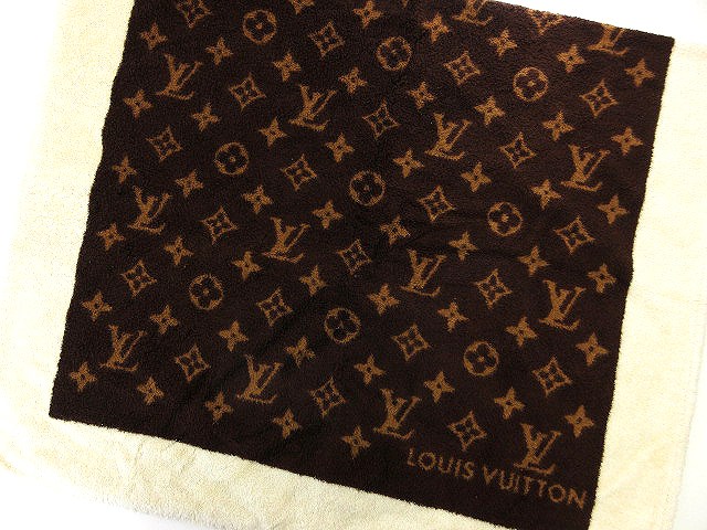 ルイヴィトン LOUIS VUITTON モノグラム ブランケット ビーチタオル