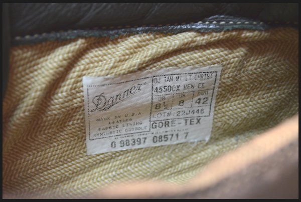 箱付 良品 白タグ】Danner ダナー マウンテンライト ブーツ TAN