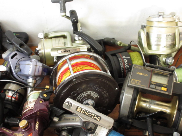 リール大量セット SHIMANO DAIWA olympic 等 ① 10-A138