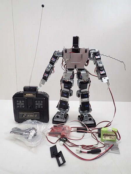 1745b/801C○KONDO 近藤科学 二足歩行ロボット KHR-1 リモコンKRC-1