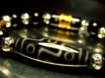 九眼天珠 ブレスレット 九眼 九眼天珠 パワーストーン ブレスレット